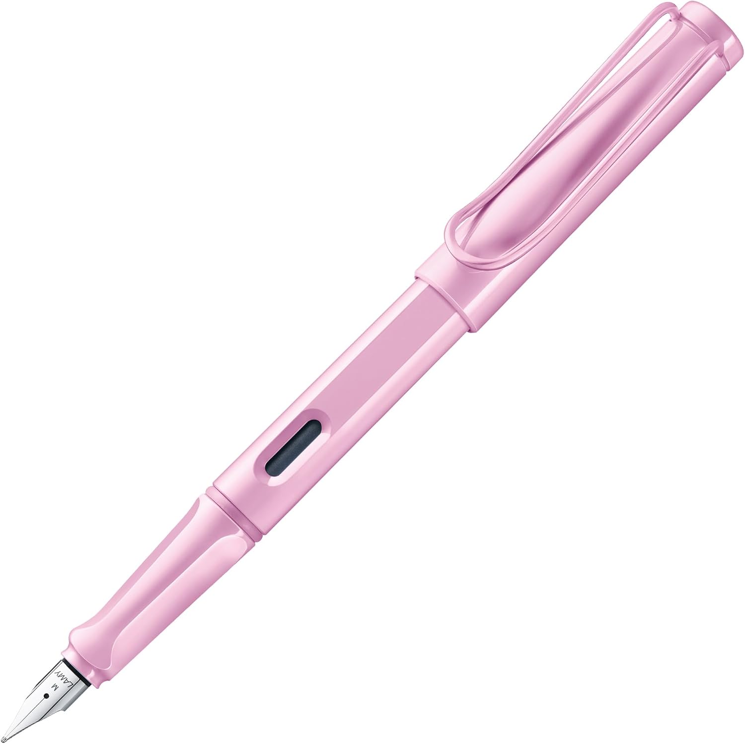 LAMY safari umbra - Fountain Pen with ergonomic grip & polished steel nib in size F - ideal for any Writing & Calligraphy - including LAMY T 10 blue cartridge - Right-Handed
