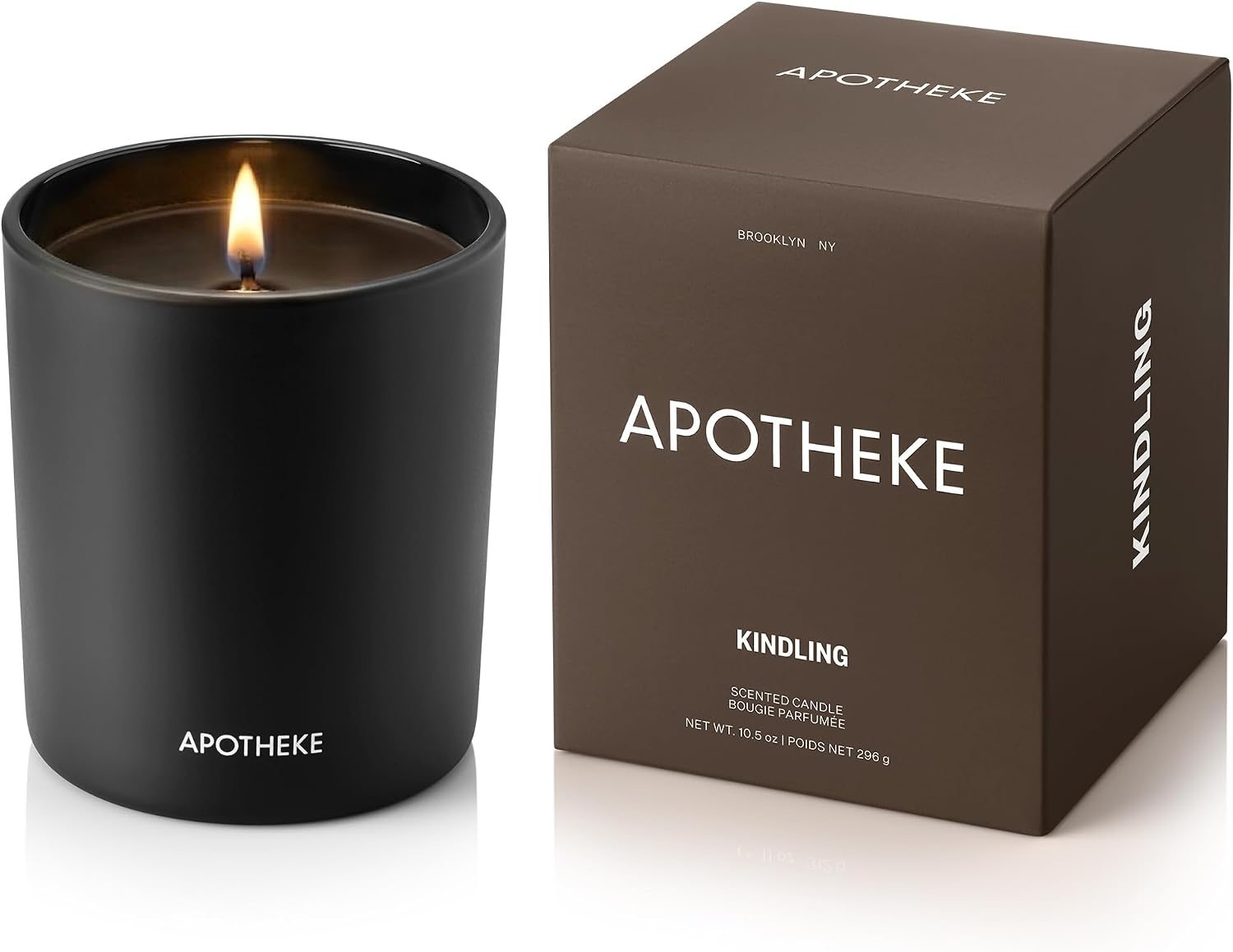 Apotheke Signature Scented Candles for Home, Canvas - 10.5 Oz | Long-Lasting Non-Toxic Soy Wax Jar Candle with Essential Oils, Large - Luxury Gift for Women & Men