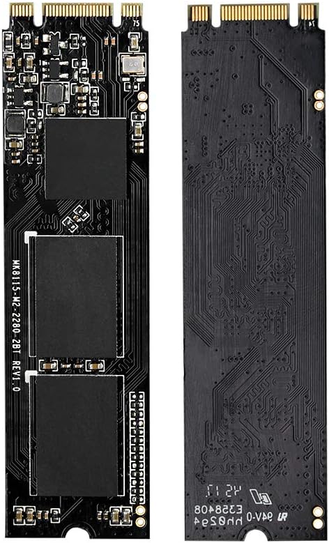 KingSpec 1TB M.2 SATA III 2280 SSD, NOT for NVMe Slots | SATA3 6Gb/s, B+M Key, Up to 550MB/s, Internal Solid State Drives for Laptop / Desktop Upgrades