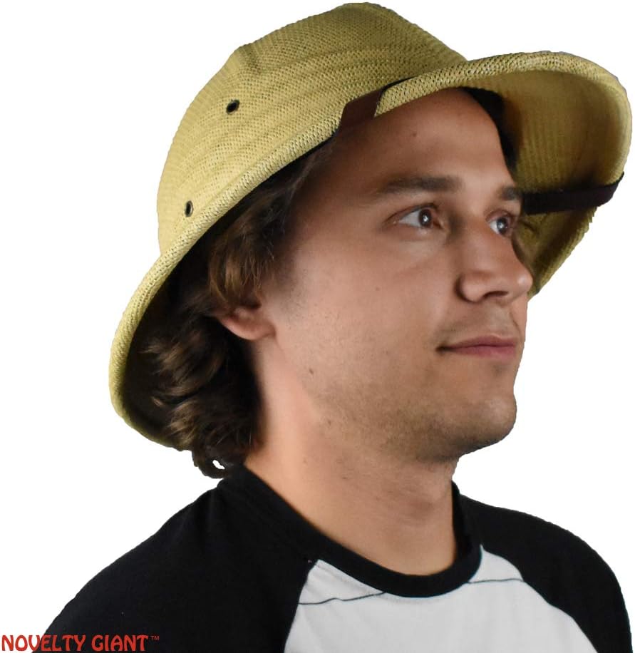 NOVELTY GIANT WWW.NOVELTYGIANT.COM Seagrass Pith Safari Jungle Helmet Hat