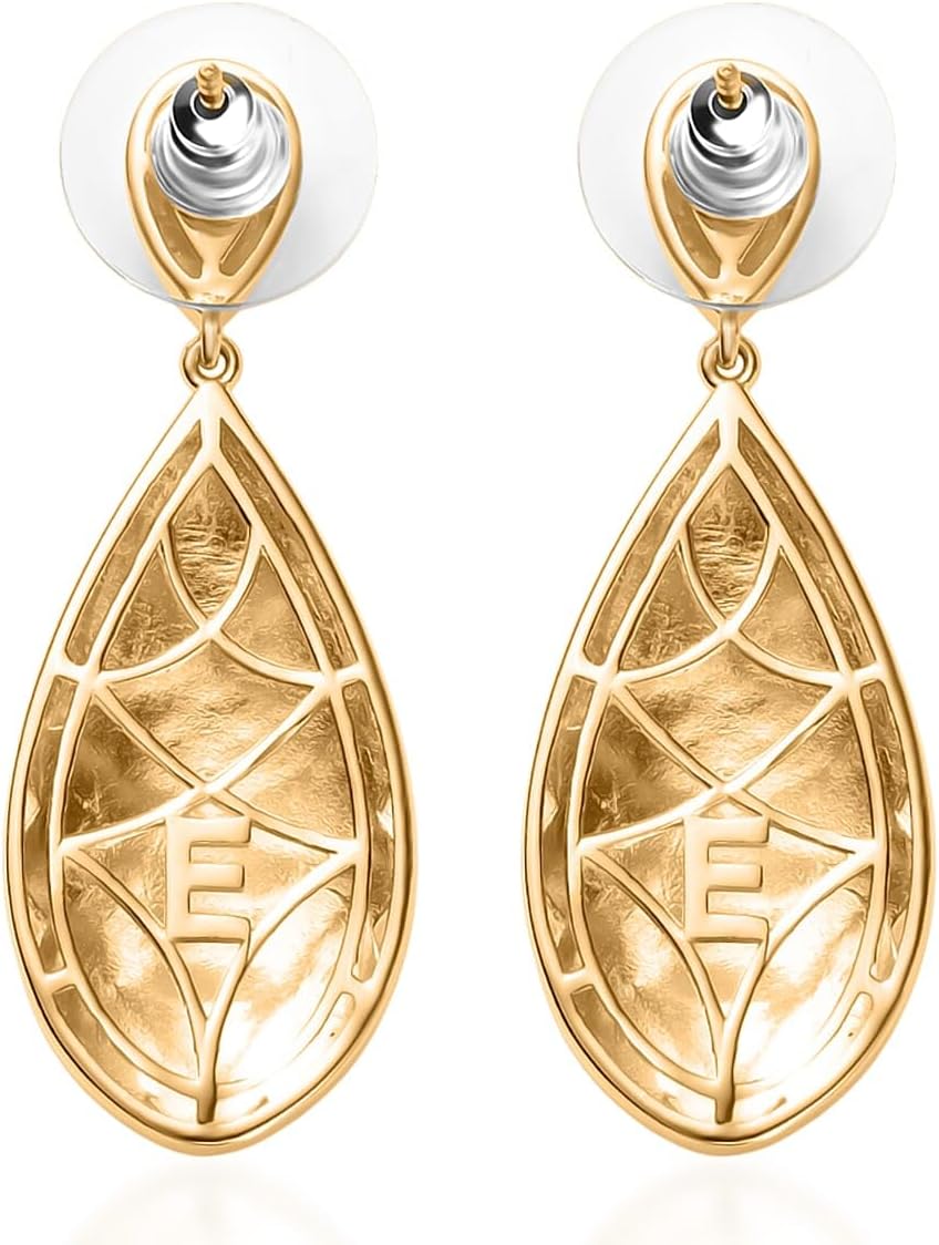 Shop LC Fancy Earrings in 18K Yellow Gold Plated Bronze