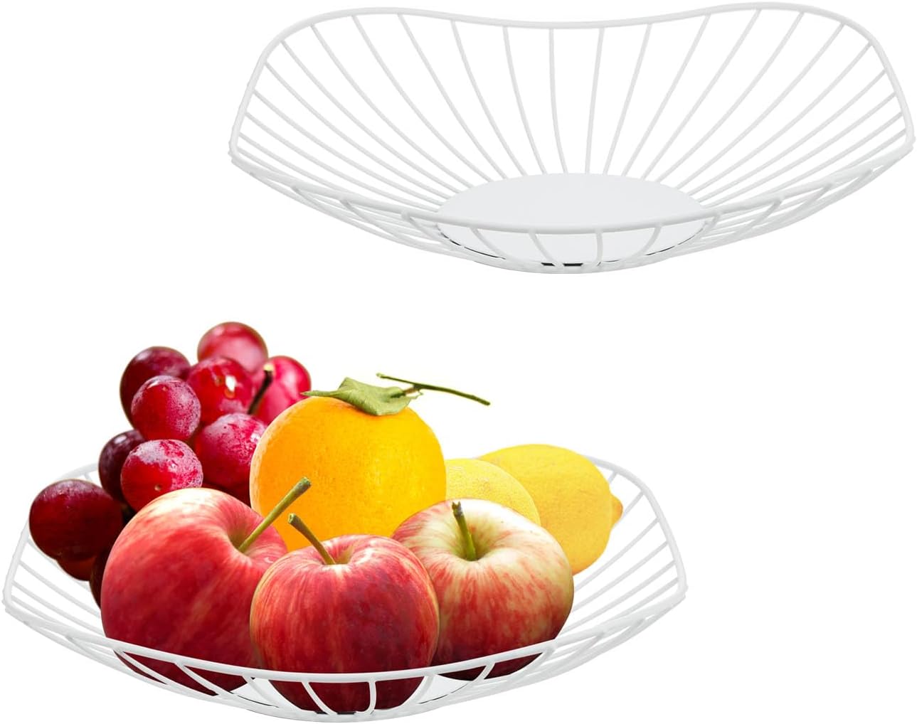 IBWell Short Curved-Edge Modern Creative Stylish Single Tier Dish