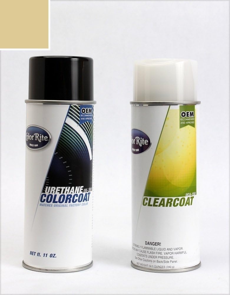 Aerosol for Cadillac All Automotive Touch-up Paint - Shalimar Gold Poly 44 (1969) - All-Inclusive Package