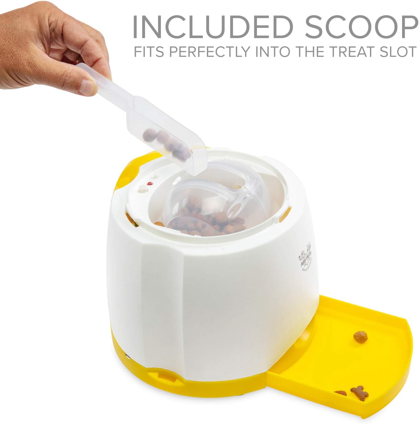 Arf Pets Dog Treat Dispenser with Remote Button – Dog Memory Training Activity Toy – Treat While Train, Promotes Exercise by Rewards, Improves Memory & Positive Training for A Healthier & Happier Pet