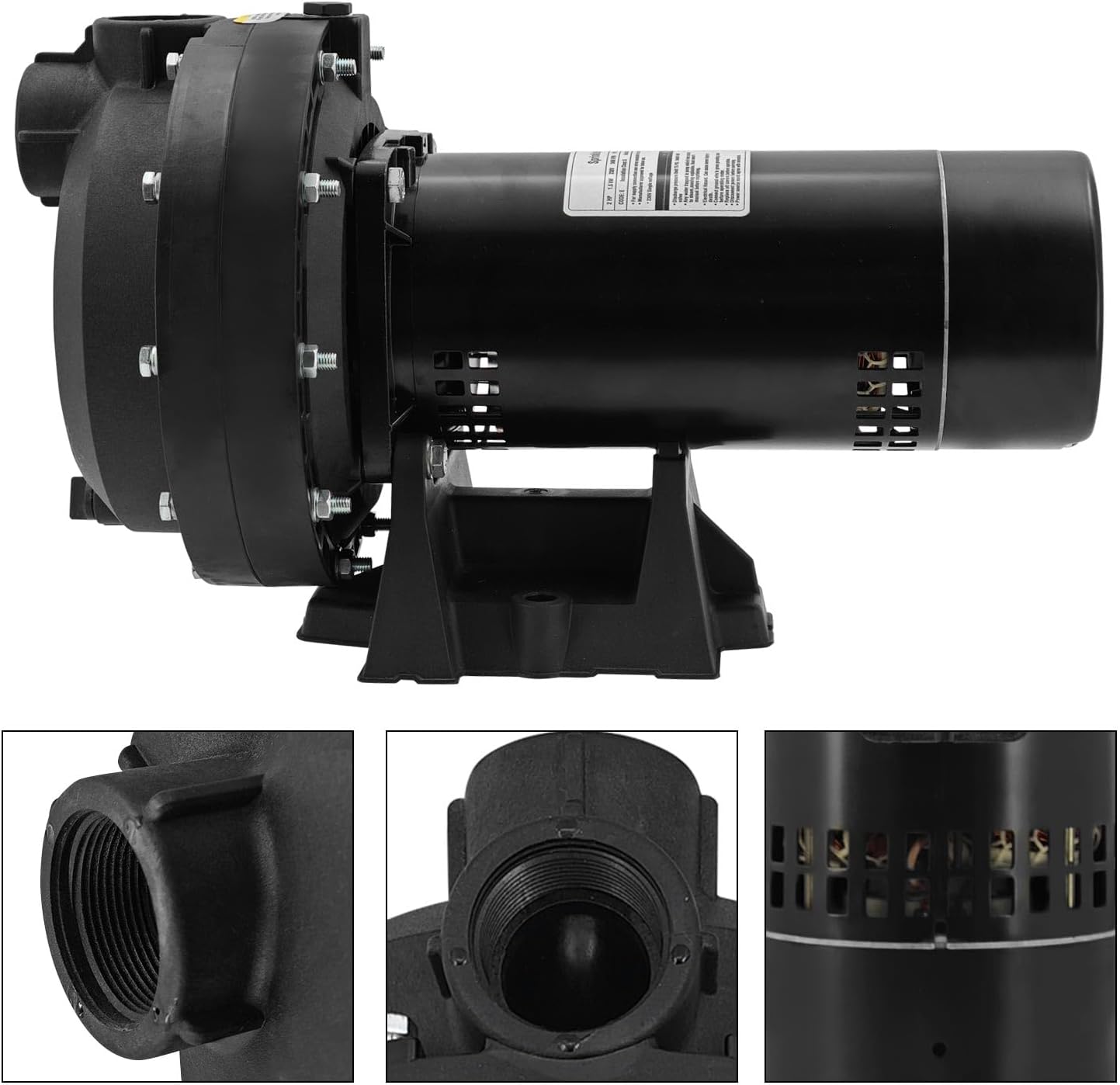 FP5182-08 2HP 230V Self-Priming Sprinkler Pump Replacement for Flotec | Irrigation Sprinkler Pump 12A 50PSI 69GPM Replacement for Flotec Water Pump