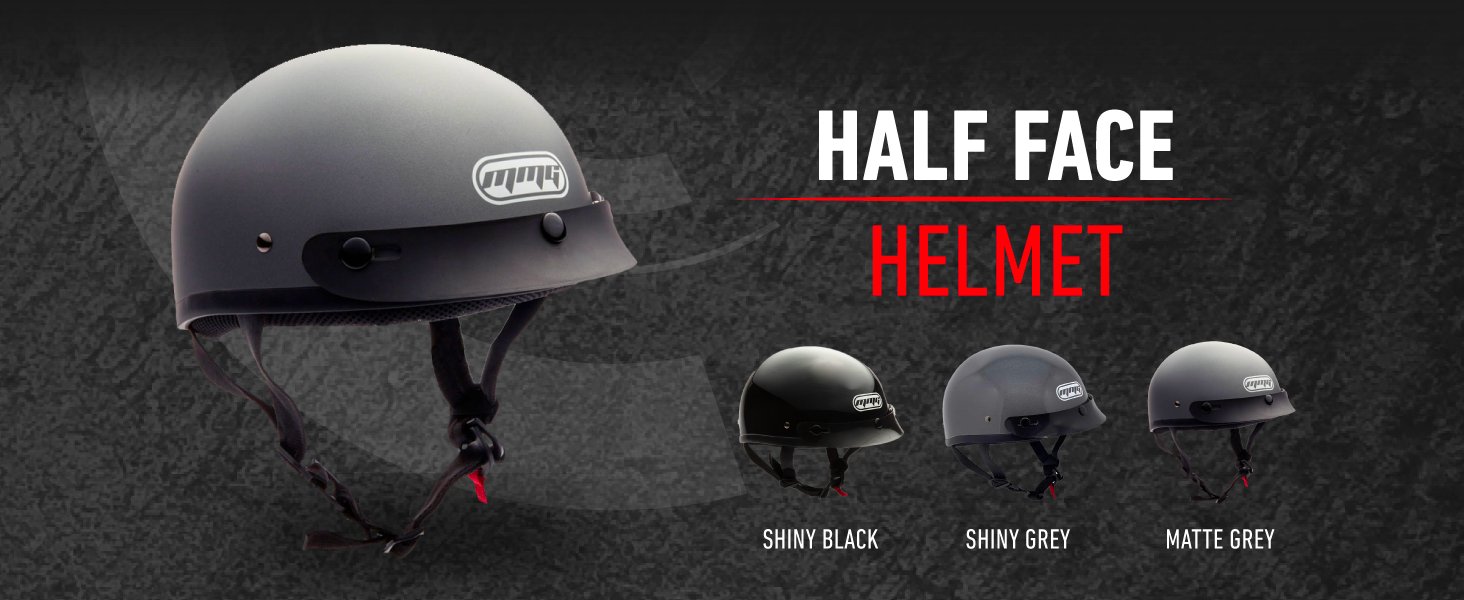 MMG Retro style half helmet