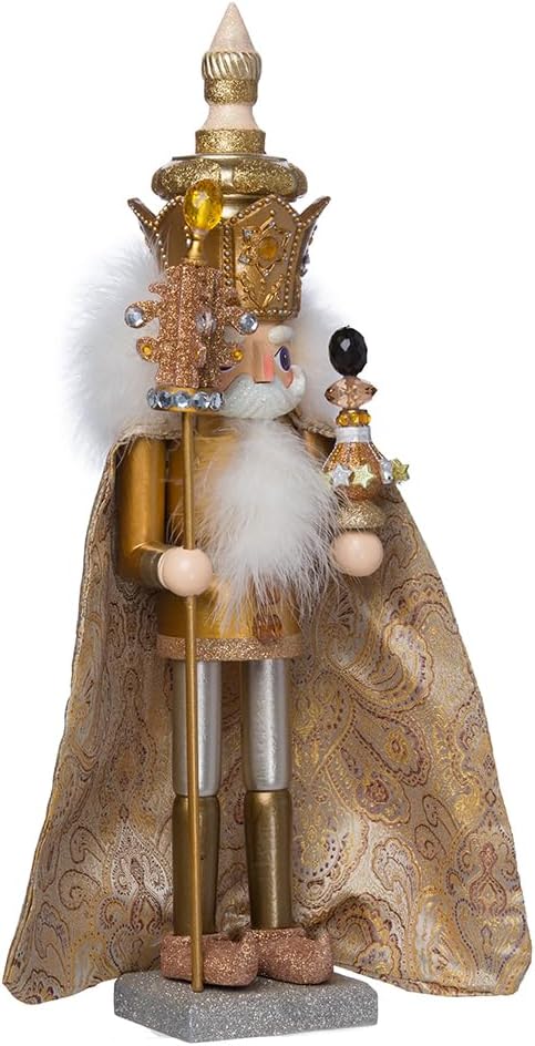 Kurt Adler 18-Inch Hollywood Gold King Nutcracker