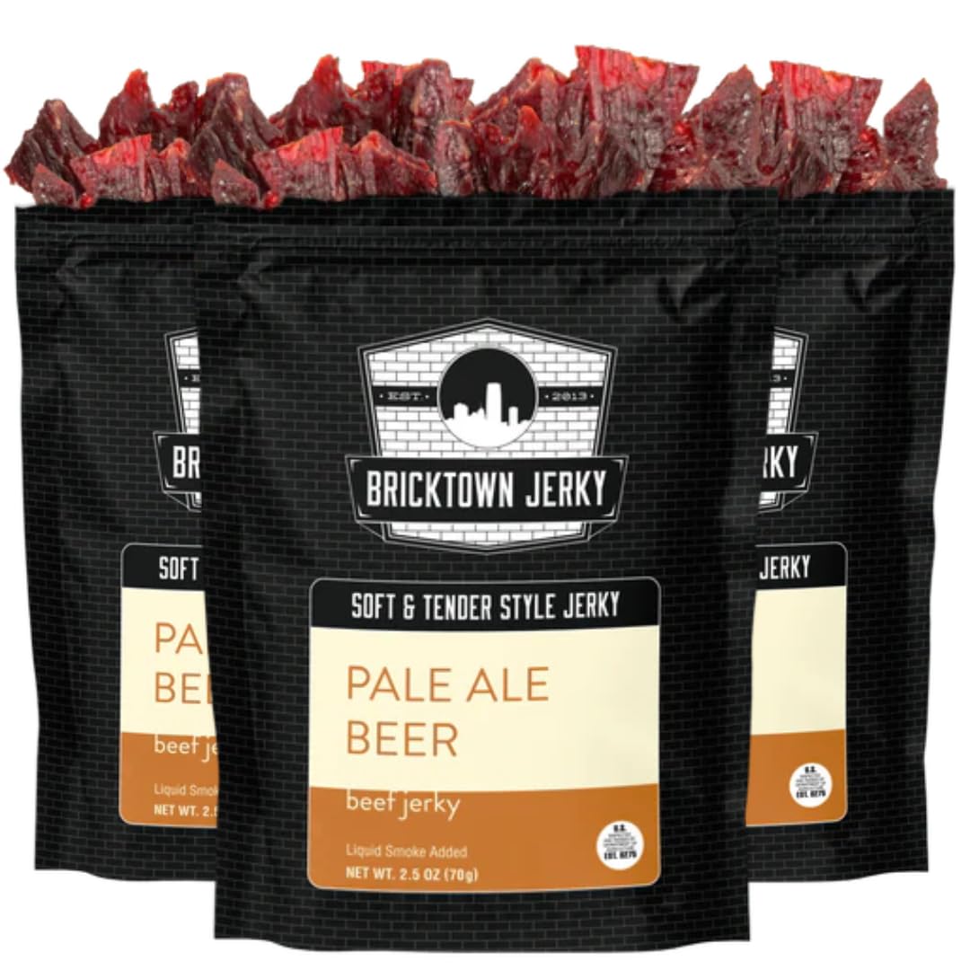 Honey Pepper Beef Jerky - Soft and Tender Style, High Protein, Low-Carb, Healthy Lean Meat Snack - Gourmet Beef Jerky, No Preservatives - 2.5 oz.