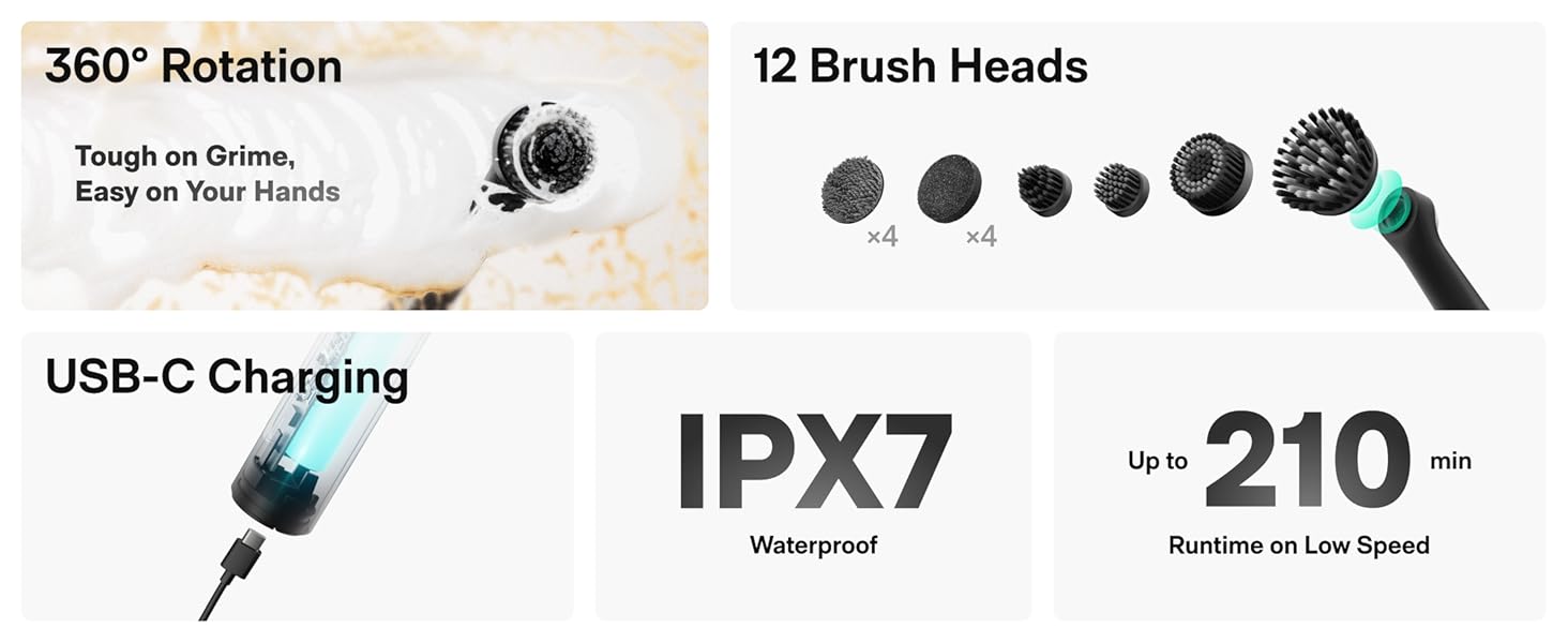 12 brush heads