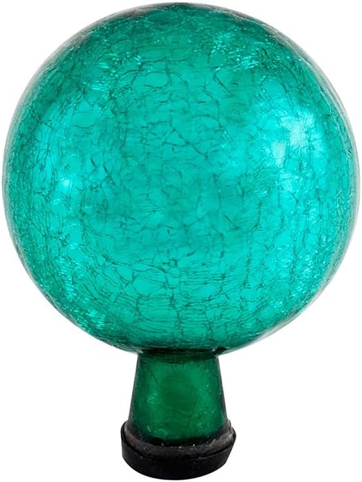 Achla Designs G10-FG-C Gazing, Fern Green 10 inch Glass Garden Globe Ball Sphere, 10
