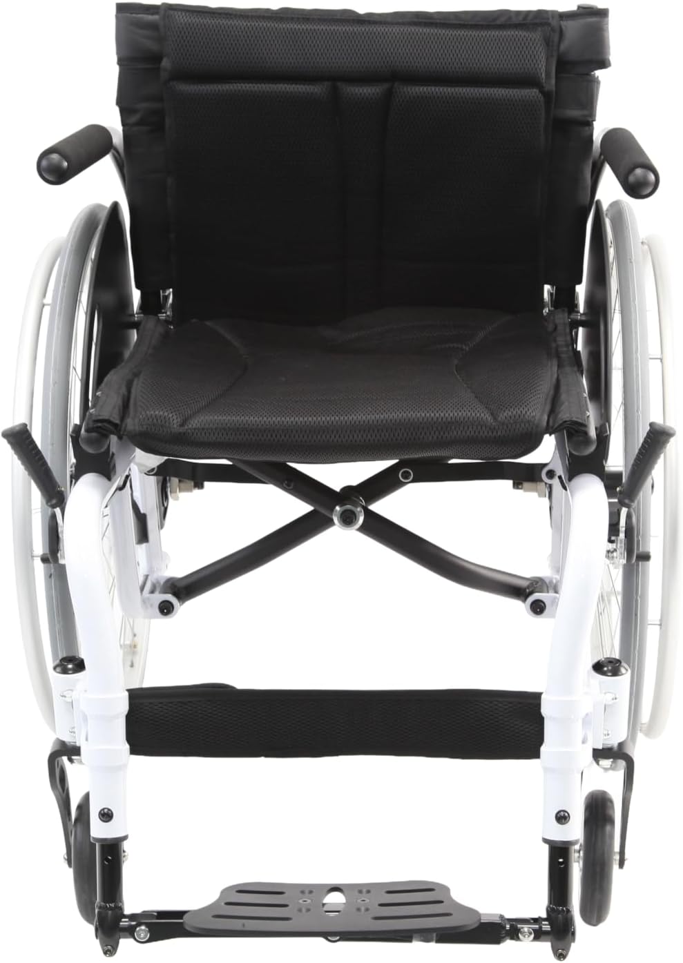 Karman White Frame Ultra Lightweight Wheelchair, 18" D x 18" D