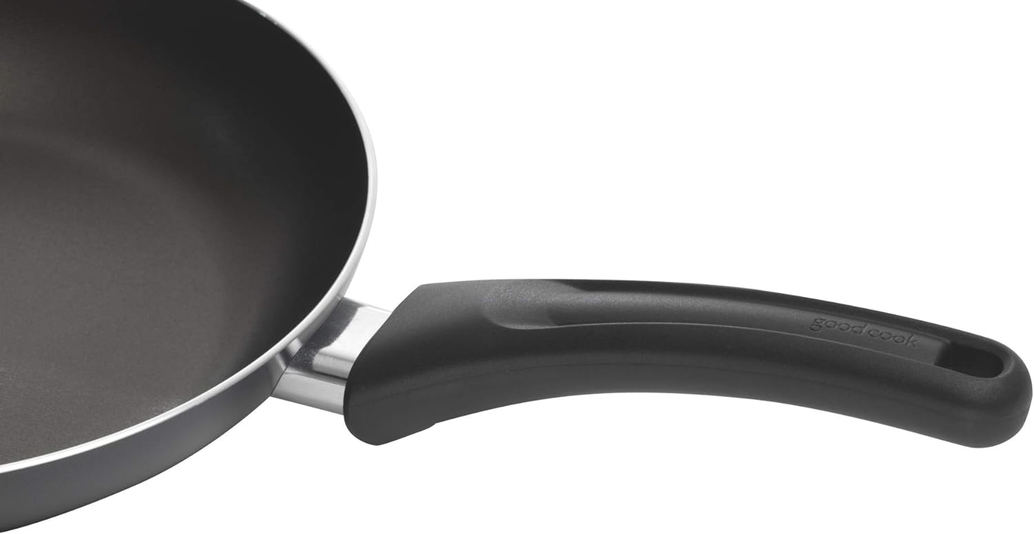 GoodCook 11-Inch Square Griddle Pan, Nonstick Aluminum Frying Pan, Even Heating, Ergonomic Handle, Perfect for Eggs, Bacon, and Breakfast