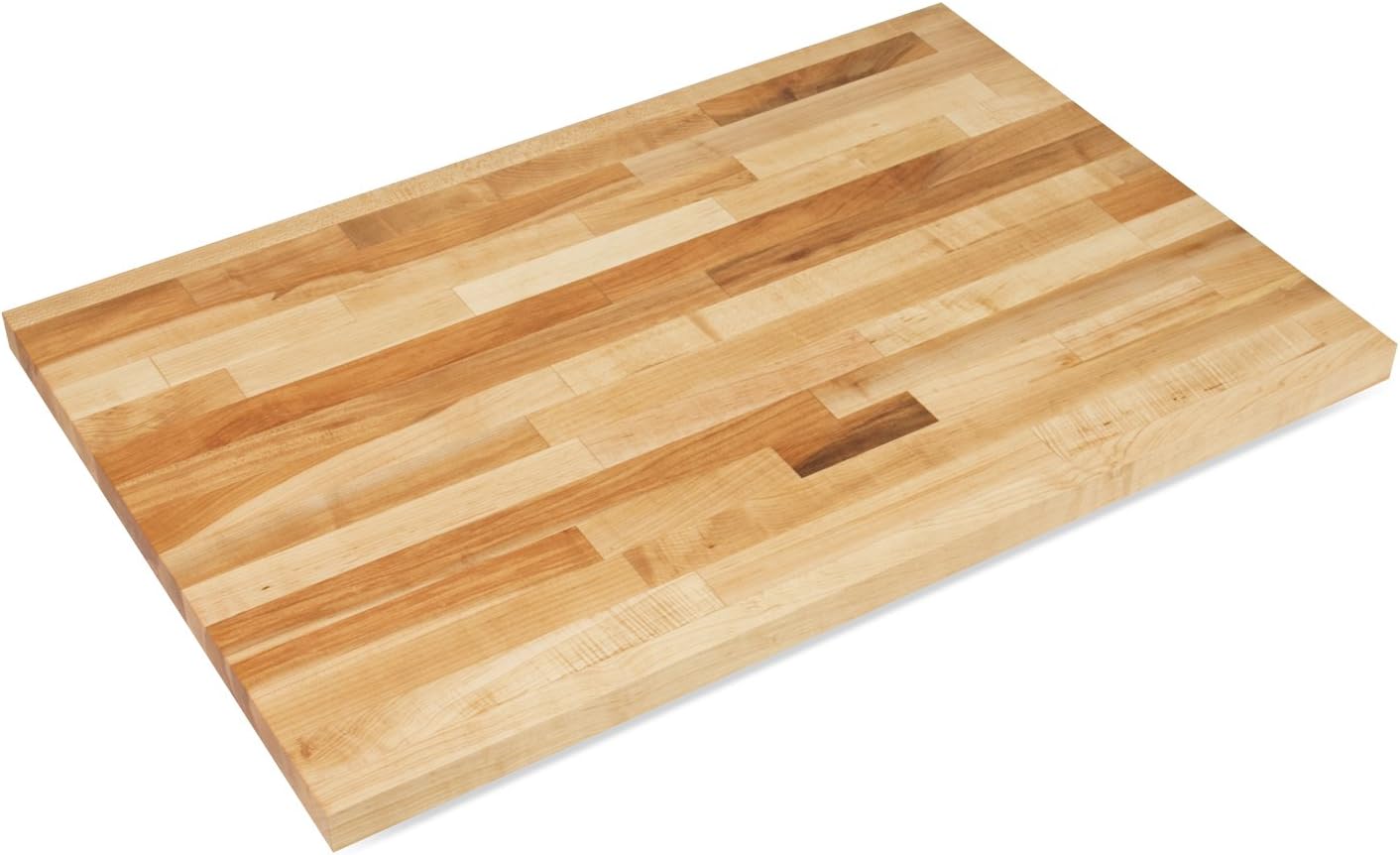 John Boos Oil Finish Non Reversible Hard Maple Bakers Table Top, 36 x 25 x 1 1/2 inch - 1 Each.