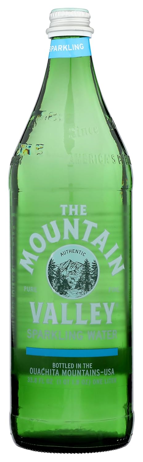 Mountain Valley Water, Water Sparkling Glass, 33.8 Fl Oz