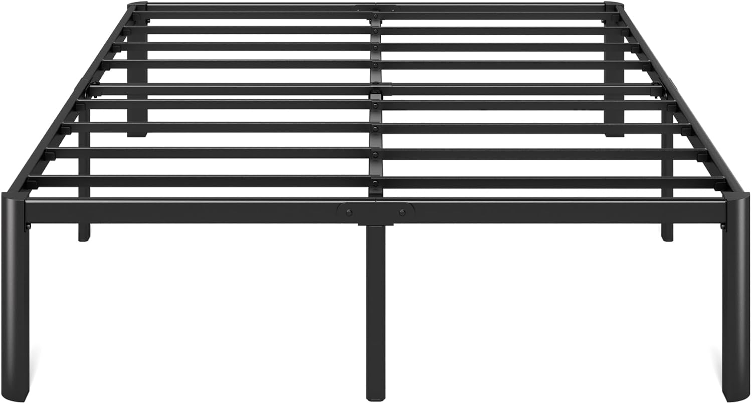 ZINUS Van 16 Inch Metal Platform Bed Frame / Steel Slat Support / No Box Spring Needed / Easy Assembly, Full