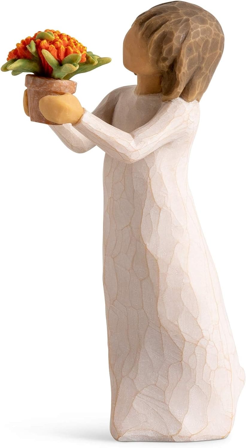 Willow Tree Magnolia, Sculpted Hand-Painted Figure | Cast from a Susan Lordi Original Carving, Meaningful Gift Celebrating Nature, Family, Home and Belonging, Fitted Gift Box