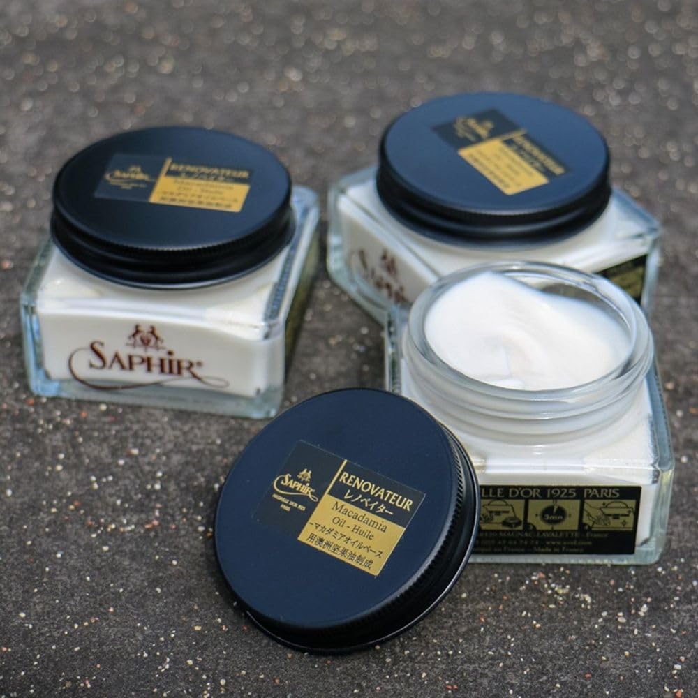 Saphir Medaille d'Or Renovator – All-Purpose Leather Shoe Cleaner & Conditioner