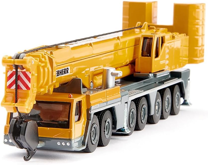 Siku 1886, Liebherr Mobile Crane, 1:87, Metal/Plastic, Yellow, Movable Parts
