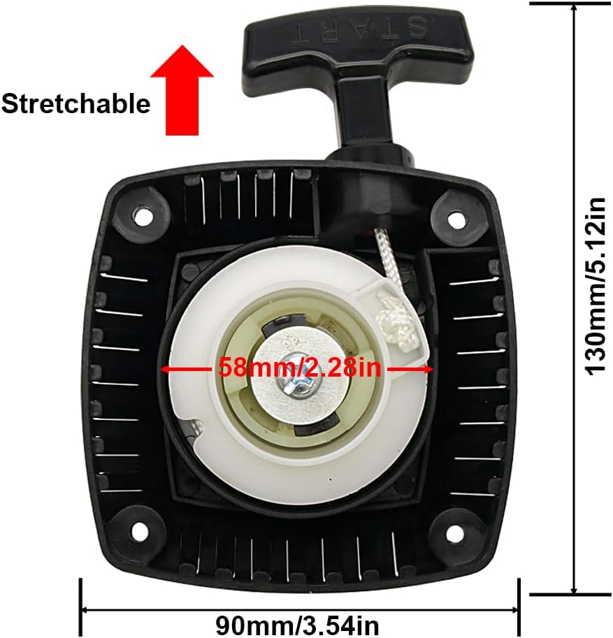 Plastic Pull Starter for 23CC-30.5CC CY Zenoah Engine Fit Baja 5B 5T 5SC Losi 5T