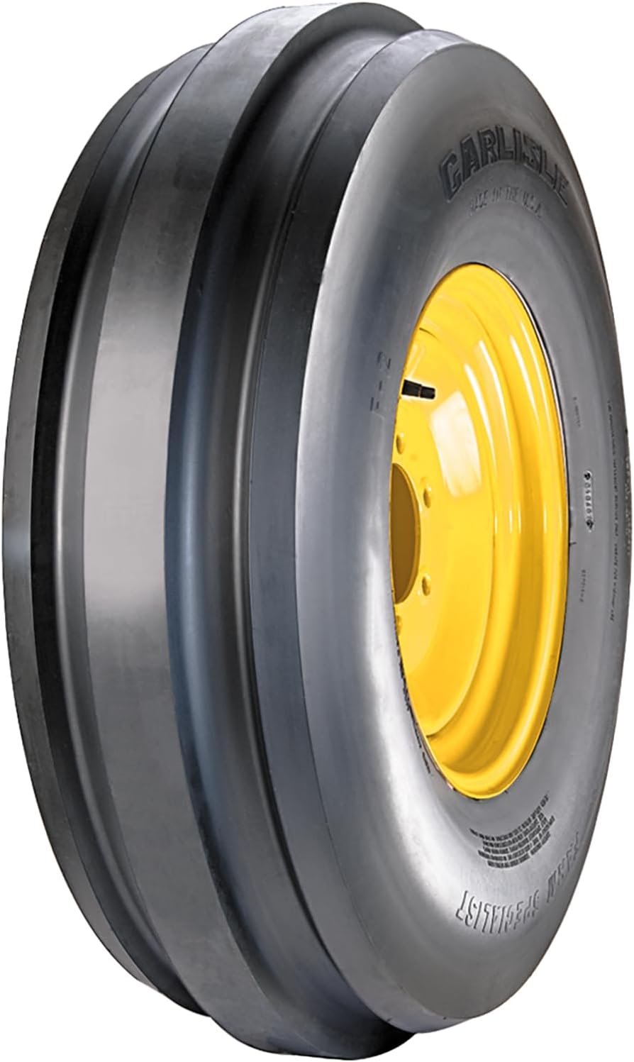 Carlisle Farm Specialist F-2 7.50-16 D | Tractor All Season Traction 99B Rated 8 Ply Bias Construction Black Sidewall Tire