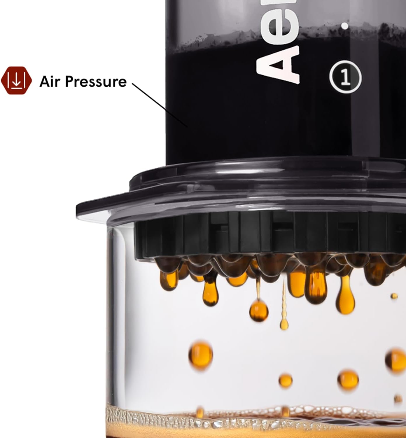 AeroPress Original Coffee Press, French Press, Pour-Over & Espresso Style | All-in-One Manual Coffee Maker, 2-Minute Brew, Less Bitterness, More Flavor, Portable, Travel & Camping