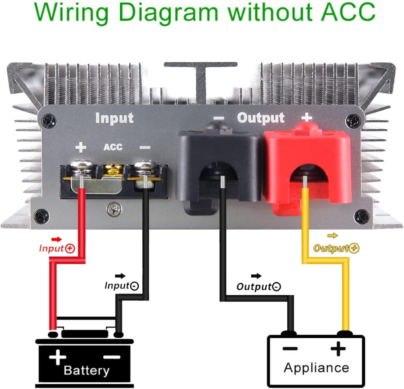 DC 24V to 12V 40A 480W Buck Transformer Waterproof Step-Down Voltage Converter Regulator