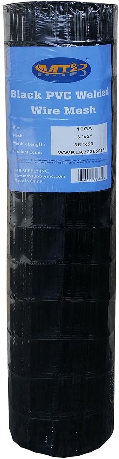 16GA Galvanized 48in x 50ft-3in x 2in Welded Wire Mesh Garden Economy Fence