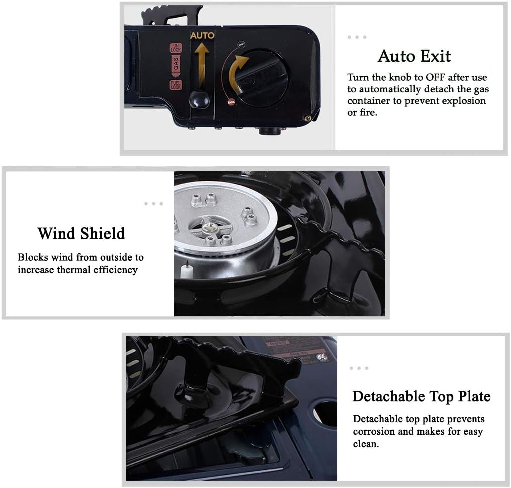 Suntouch Portable Gas Stove with Case (ST-7000 Blue)