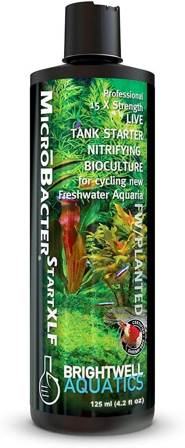 Brightwell Aquatics MicroBacter Start XLF Freshwater Tank Starter, 125 ml