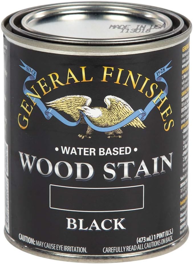 General Finishes Water Based Wood Stain, 1 Quart, Antique Oak