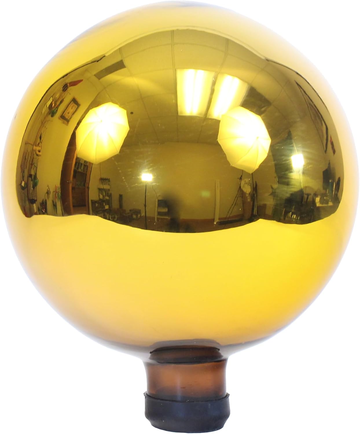 Echo Valley 8100 10-Inch Glass Gazing Globe, Mirror Finish, Blue