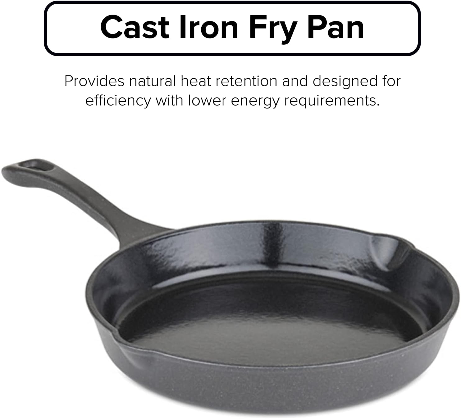 Viking Griddle, 20 Inch Reversible Cast Iron Grill Pan, Pre-Seasoned, Oven Safe, Induction Ready, Black