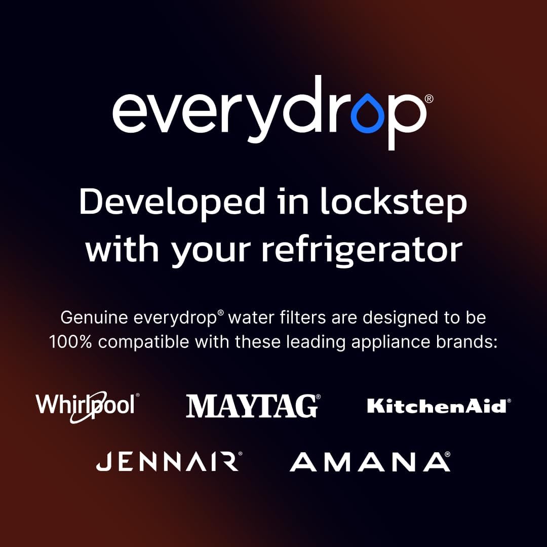 everydrop by Whirlpool Ice and Water Refrigerator Filter 2, EDR2RXD1, Single-Pack