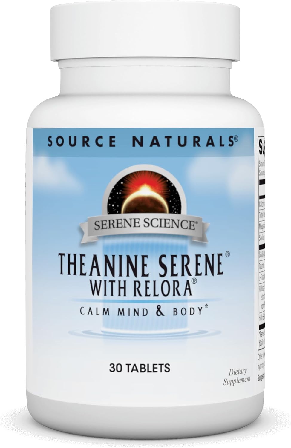 Source Naturals Theanine Serene with Relora, Calm Mind and Body* - 120 Tablets