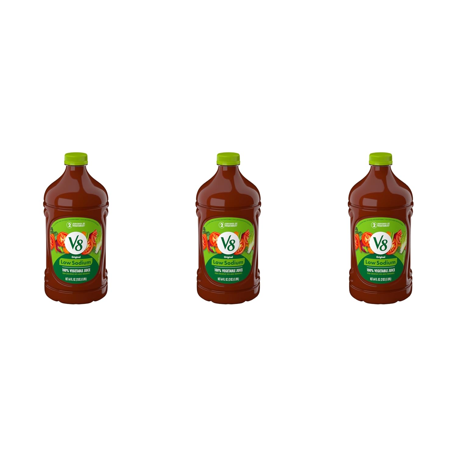 V8 Original 100% Vegetable Juice, 12 fl oz Bottle (12 Pack)