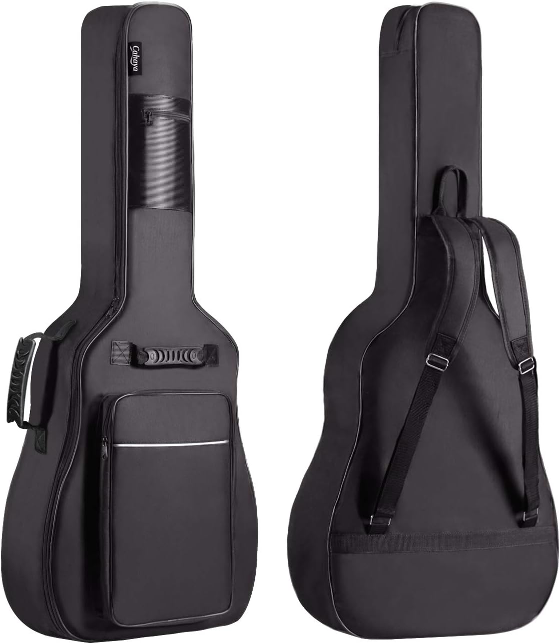 CAHAYA Guitar Bag Upgraded Premium Version for 40 41 42 Inch Acoustic Guitar Gig Bag 0.5in Thick Sponge Overly Padded Water Resistent Guitar Case