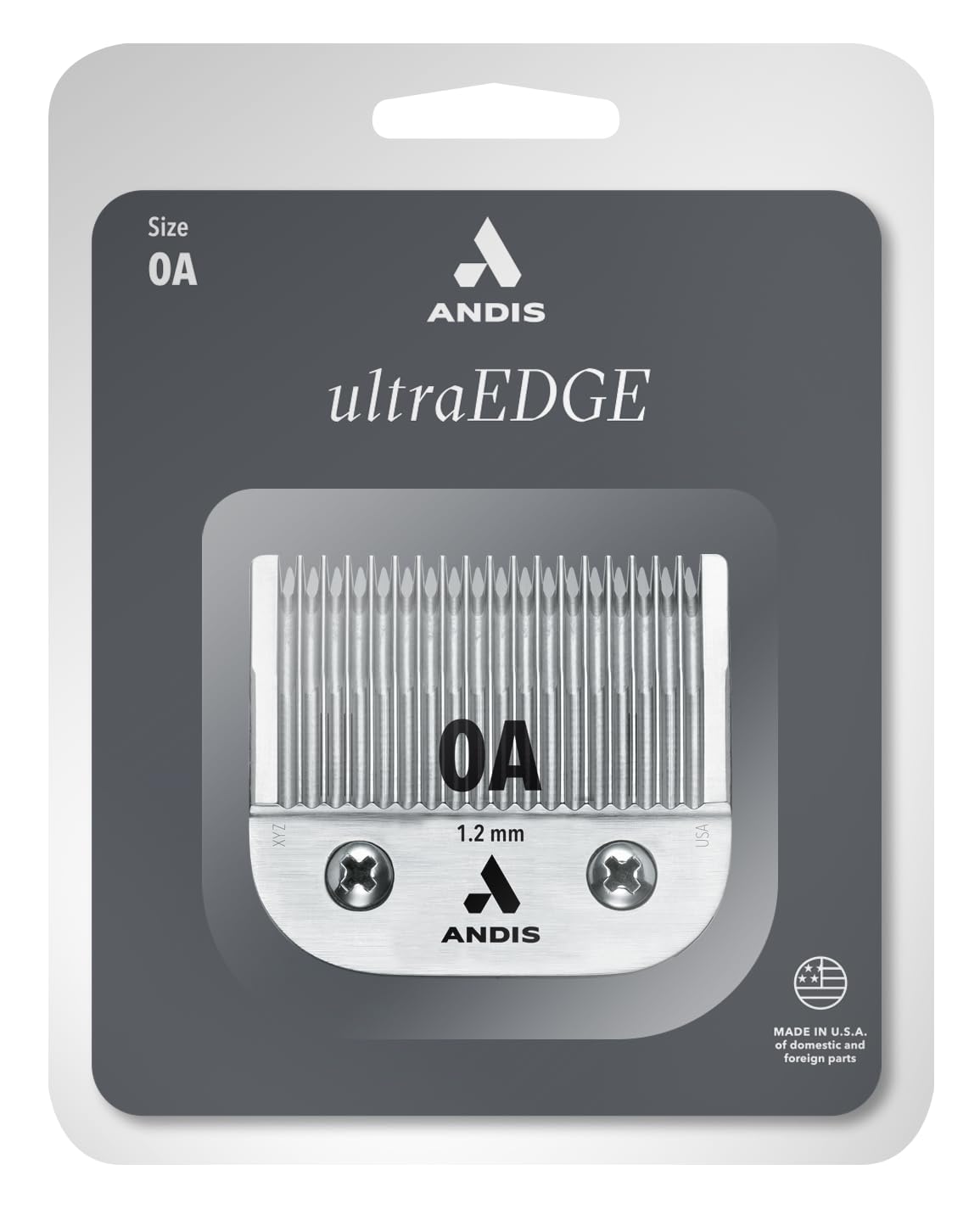 Andis 64160 UltraEdge Carbon-Infused Steel Detachable Outliner Blade, .1mm Cut Length