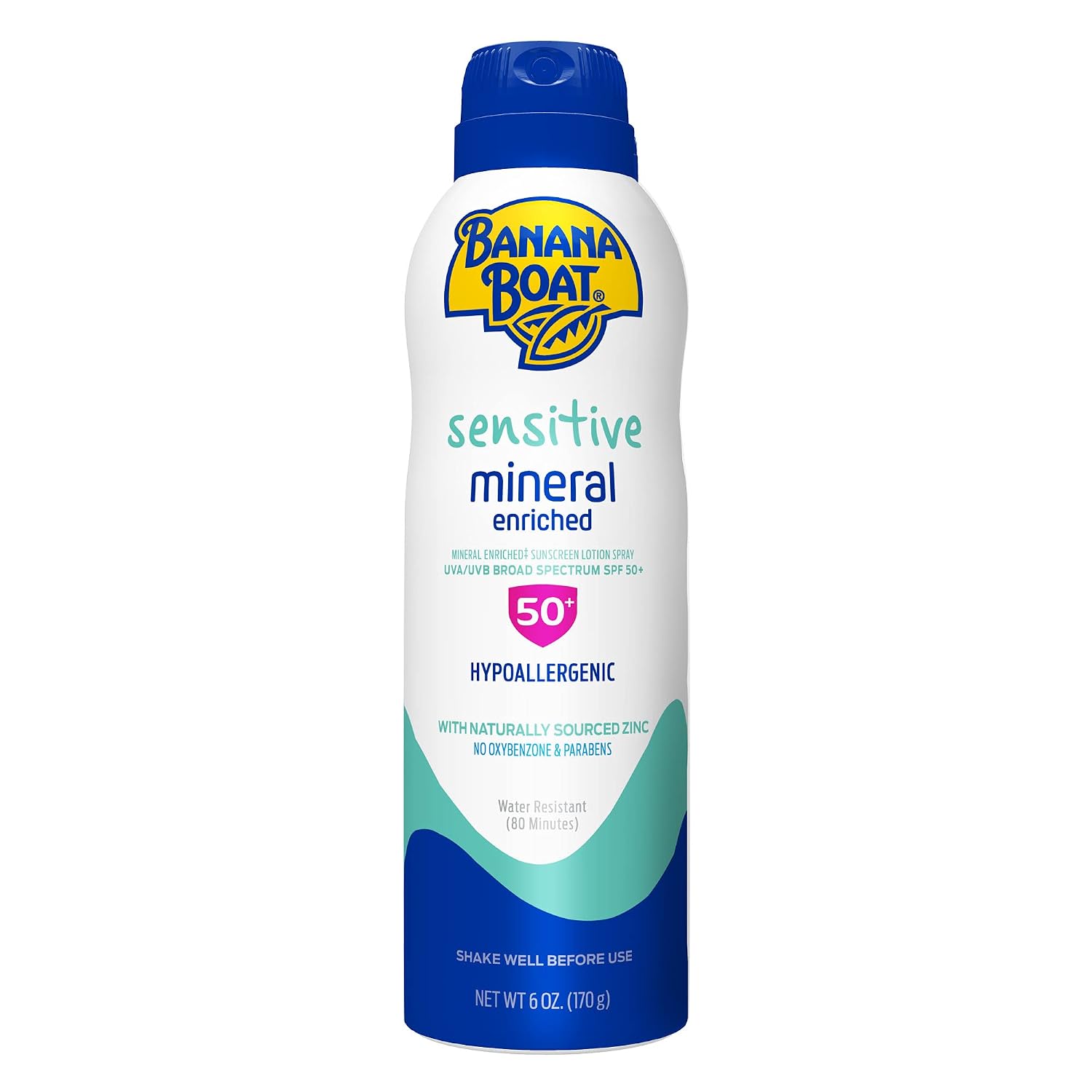 Banana Boat Spf#50+ Simply Protect Sensitive Spray, 6 Ounce