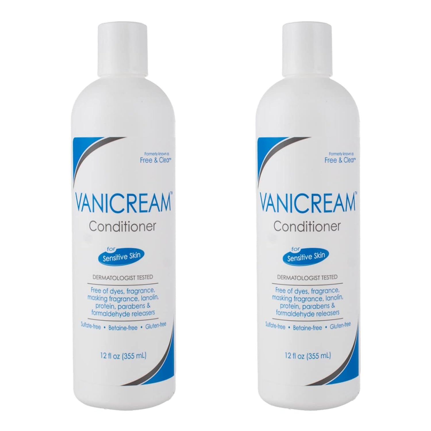 Vanicream Conditioner for Sensitive Skin, Free of Dyes, Fragrance, Lanolin, Parabens and Formaldehyde Releasers, Dermatologist Tested, 12 fl oz (Pack of 3)