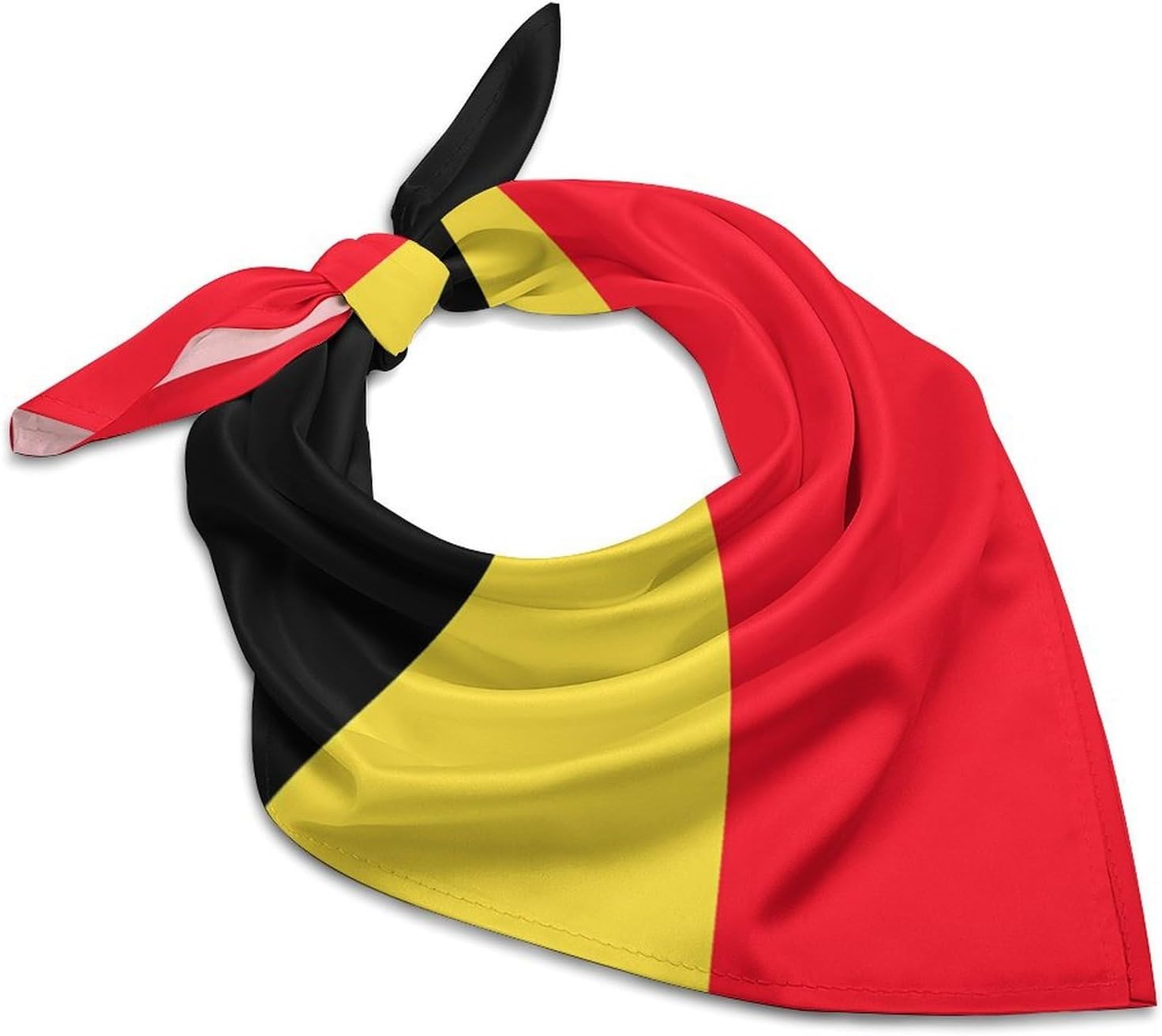 Flag Silk Scarf Head Hair Wraps Bandana Square Satin Head Scarf For Women