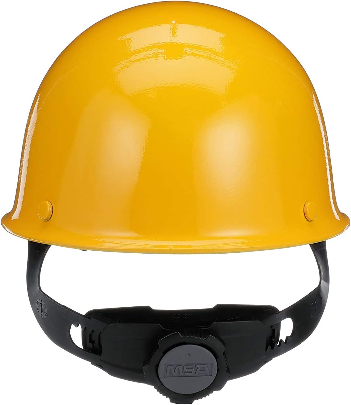 MSA Skullgard Cap Style Safety Hard Hat with Suspension - Non-Slotted Cap, Made of Phenolic Resin, Radiant Heat Loads up to 350F | Fas-Trac III Ratchet Suspension