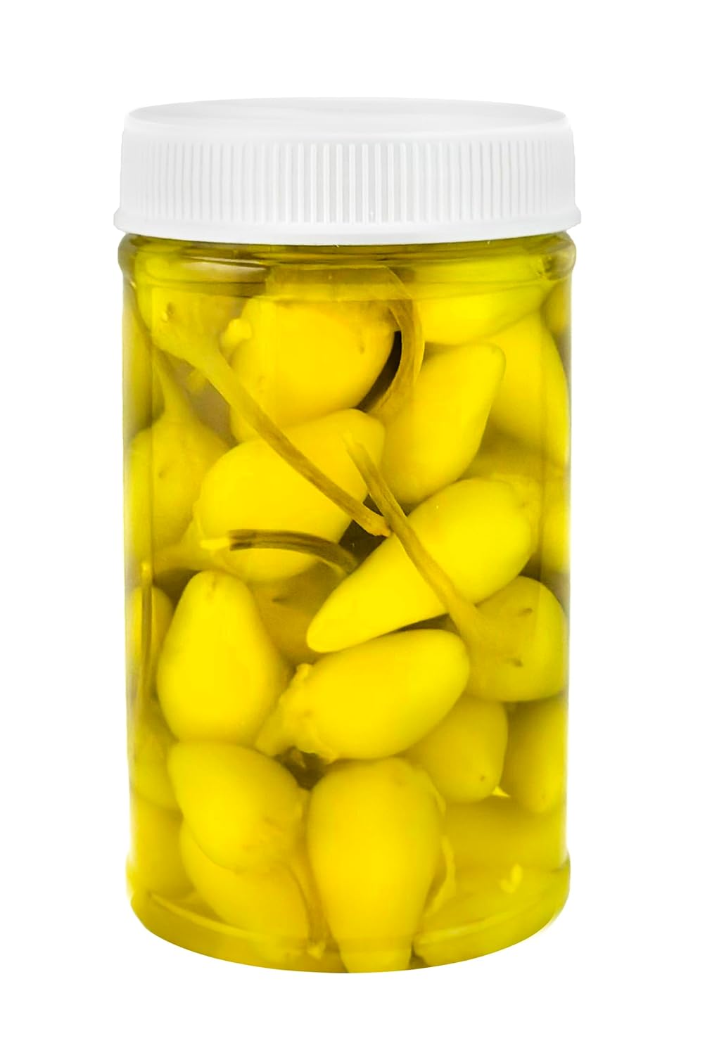 El Pato Hot Chili Peppers 12oz Pickled Yellow Chili Peppers 340g Kosher