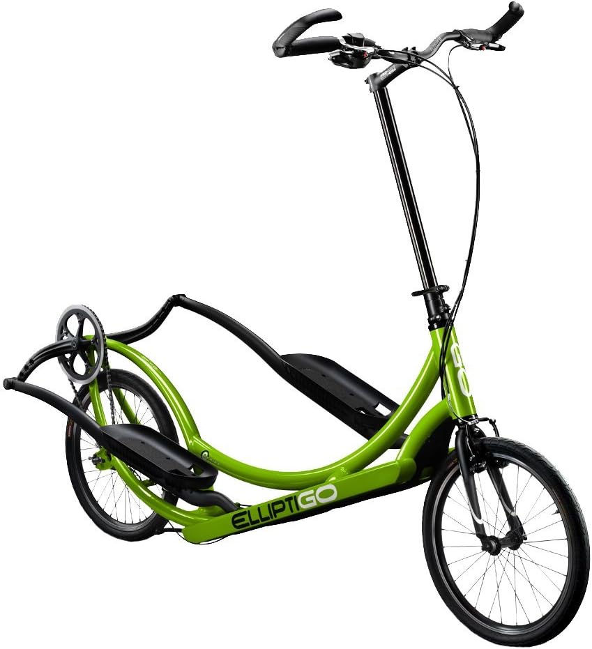 8C Long Stride Outdoor Elliptical Bike - Converts to Indoor Bike | Hybrid Outdoor and Indoor Cardio Trainer Exercise Bikes for Home, Elliptical Bicycle