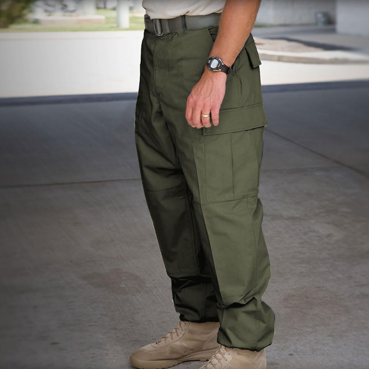 Propper Men's BDU Zipper Fly Battle Rip Cargo Uniform Pants
