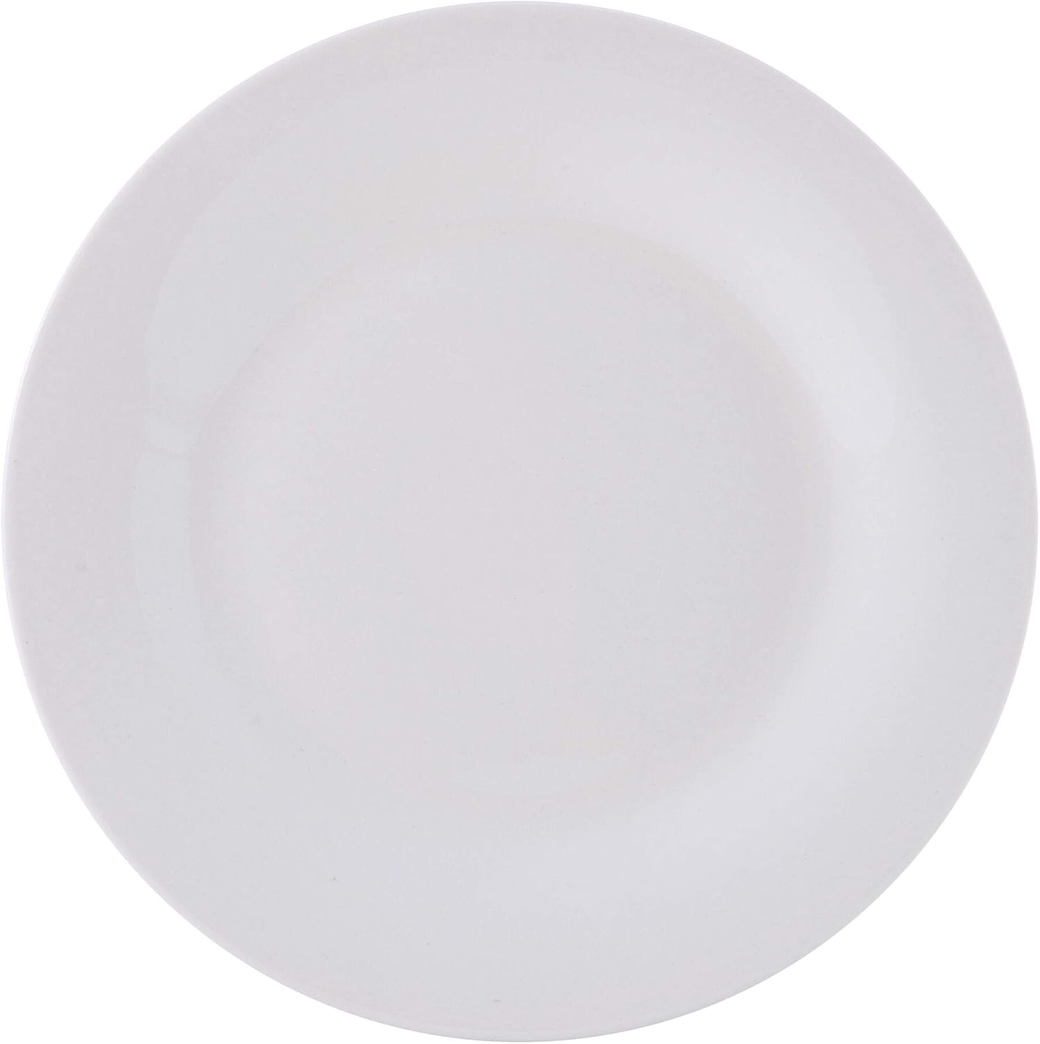 Studio Nova Kendall 16 Piece Dinnerware Set - White Porcelain Modern Tableware with Coupe Shapes & Unique Rim Design - Includes Dinner Plates Bowls