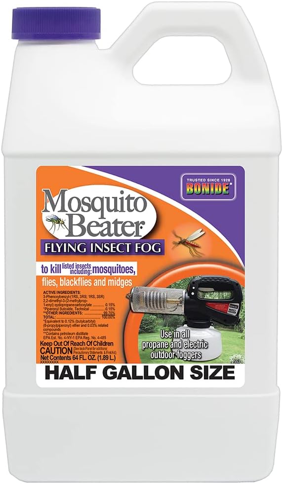 Bonide Mosquito Beater Flying Insect Fog, 32 oz Concentrate Kills Insects and Mosquitoes in Lawn and Garden
