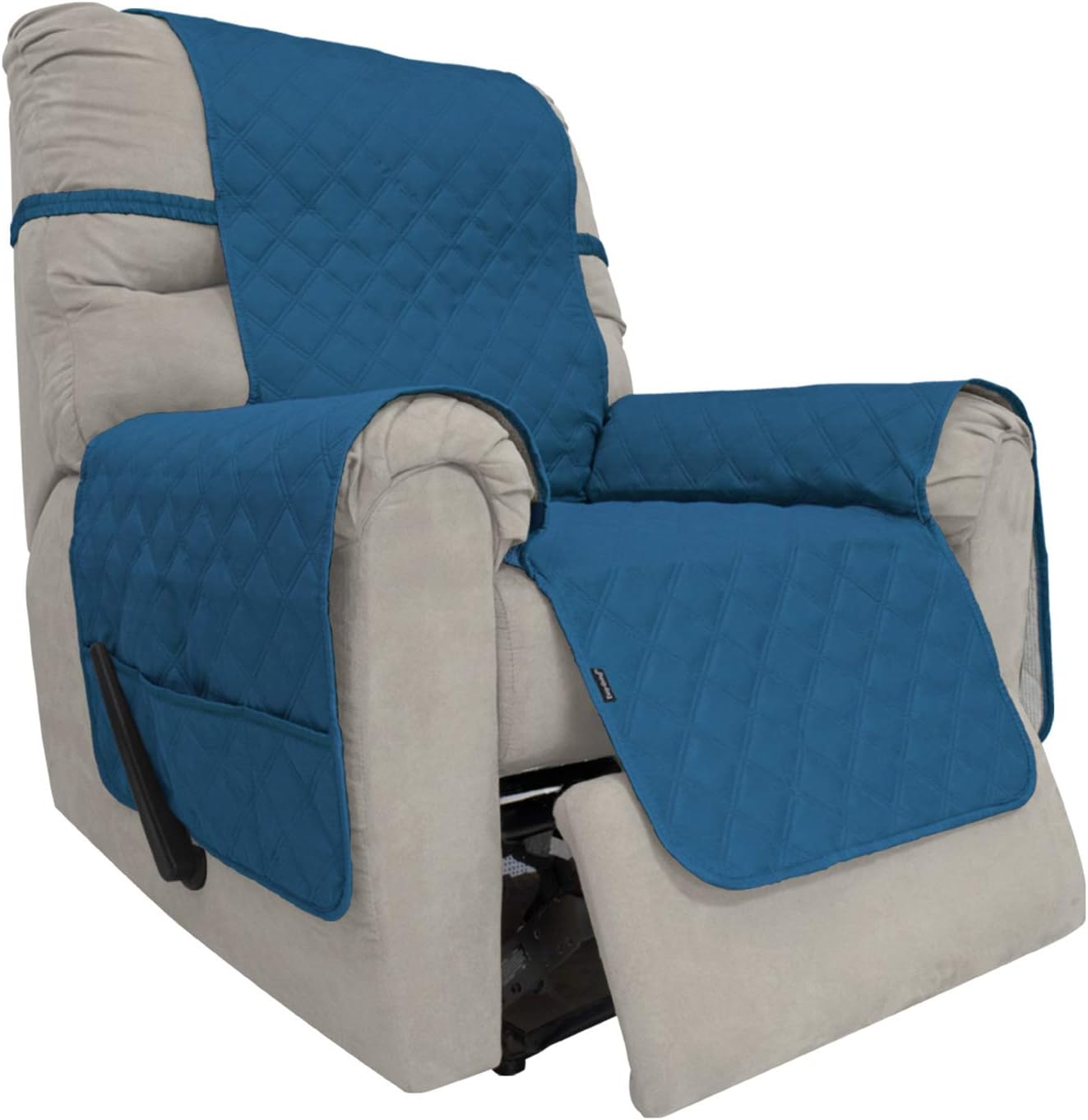 Easy-Going Waterproof Non-Slip Couch Cover, Small Recliner, Chocolate