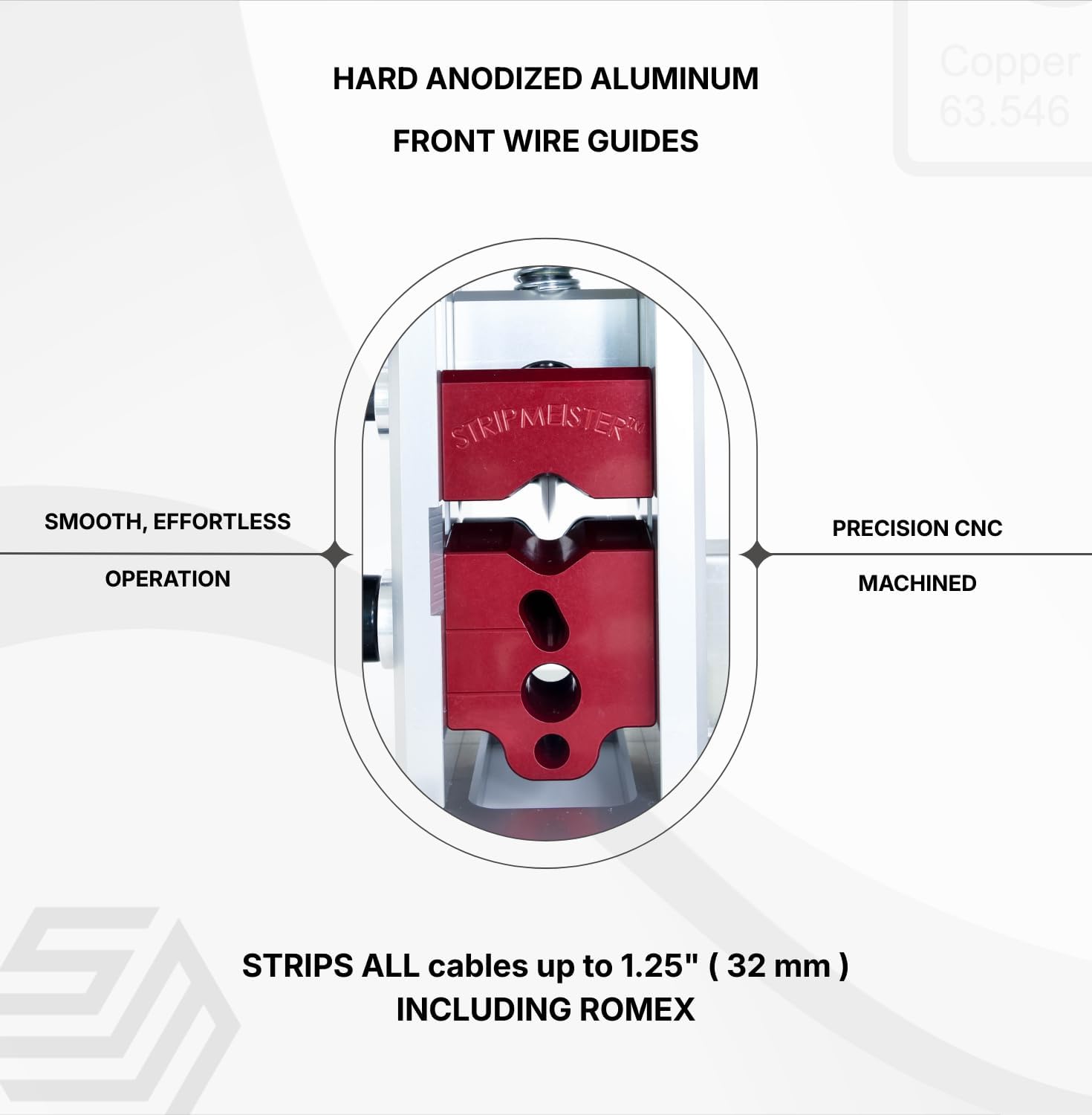 StripMeister E350x Electric Automatic Wire Stripping Machine – Wire Size Up To Ø1", Jam-Free