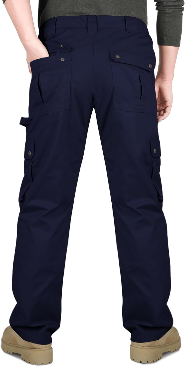TICOMELA FR Pants for Men 7.5oz Lightweight (9 Pockets) Multi-Pocket 100% C
