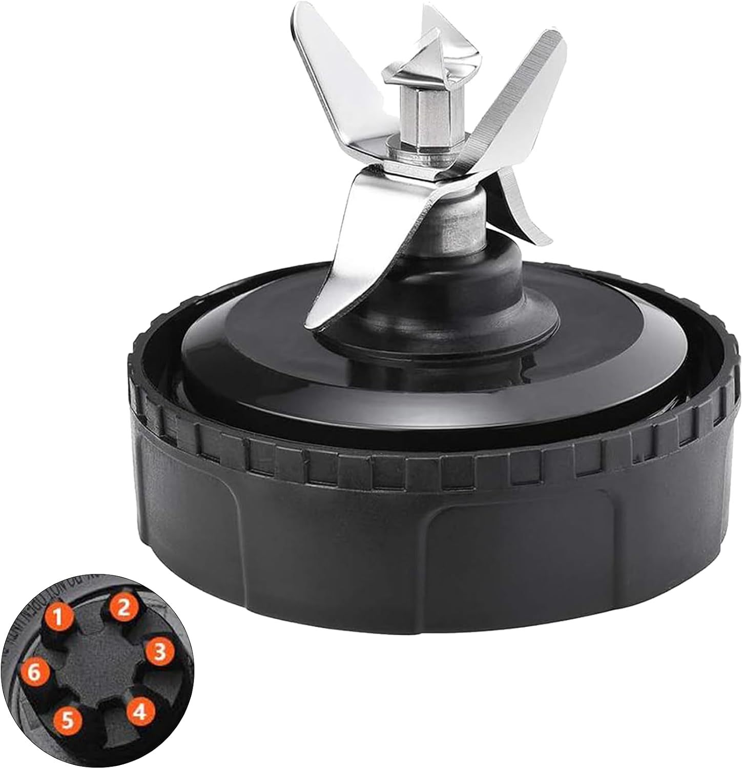 Blender Cups Fit for Ninja, Replacement Parts 16OZ Cups with Lids